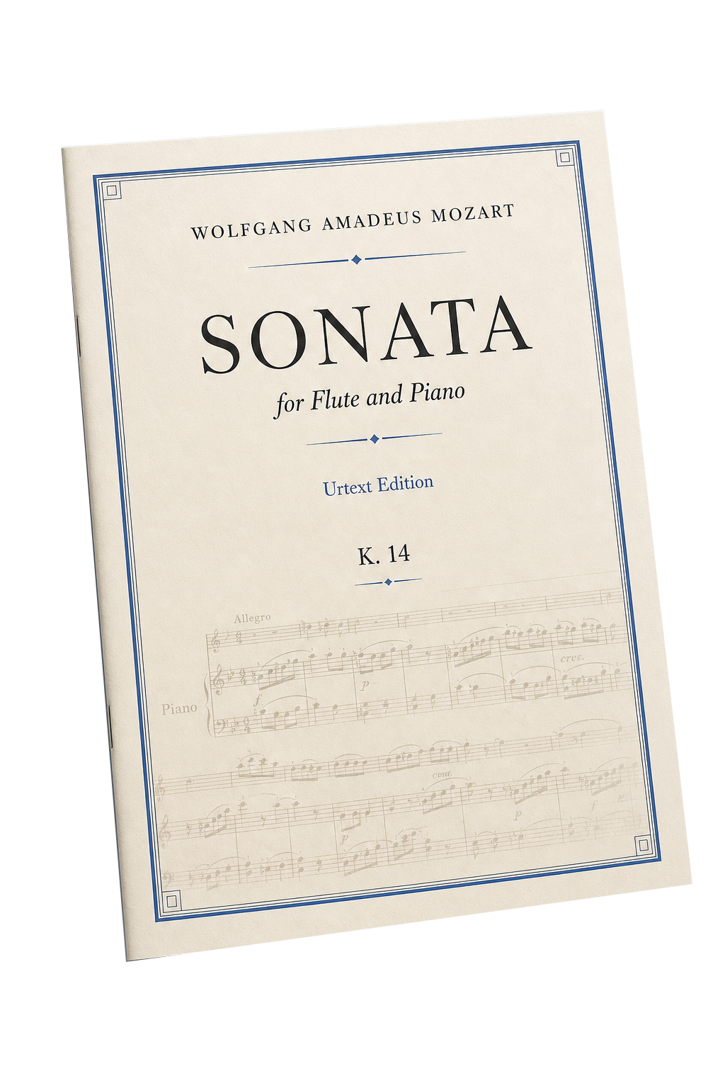Wolfgang Amadeus Mozart — Sonata for Flute and Piano, Urtext Edition